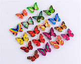 LED 3D Butterfly Wall Lights (10 Pieces)