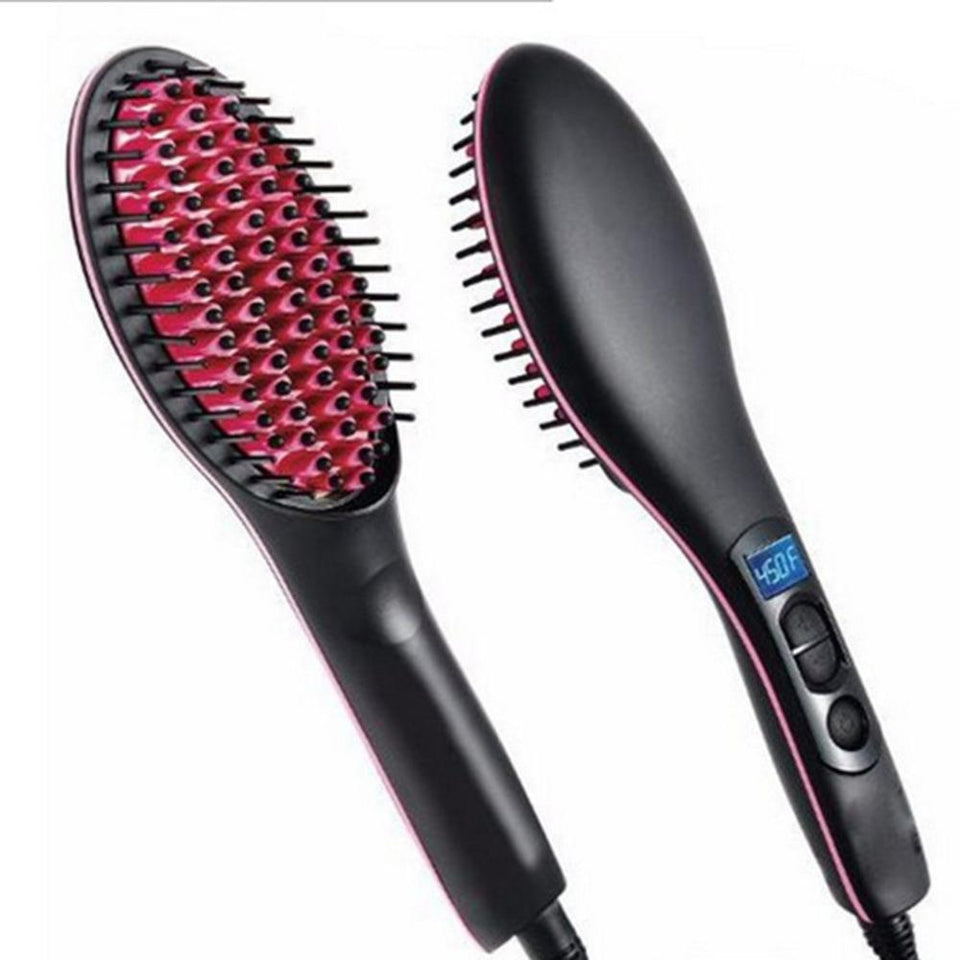 Portable Size Handheld Hair Straightening Brush