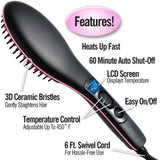 Portable Size Handheld Hair Straightening Brush