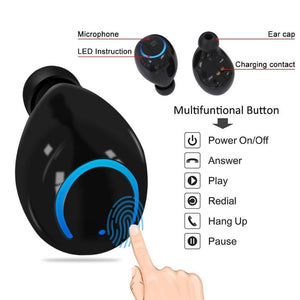 True Wireless Bluetooth Earbuds