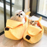 Banana Cave Pet Bed