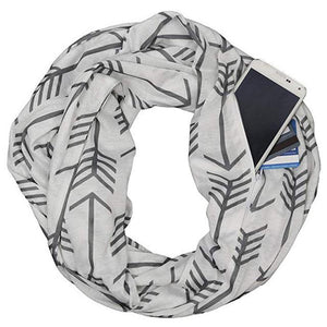 Infinity Scarf w/Secret Hidden Zipper Pocket