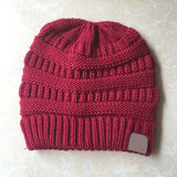 Soft Knit Ponytail Beanie